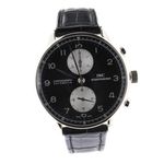 IWC Portuguese Chronograph IW3714 (Unknown (random serial)) - Black dial 41 mm White Gold case (1/6)