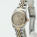 Rolex Lady-Datejust 69173 (1988) - Champagne dial 26 mm Gold/Steel case (4/8)
