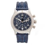 Breguet Type XX - XXI - XXII 3820 (Unknown (random serial)) - Blue dial 39 mm Platinum case (2/5)