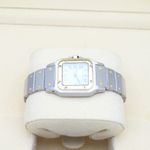 Cartier Santos 0902 (Unknown (random serial)) - White dial 24 mm Gold/Steel case (3/8)