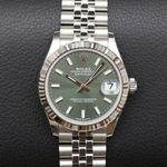 Rolex Datejust 31 278274 (2023) - Green dial 31 mm Steel case (1/8)
