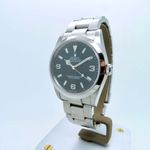 Rolex Explorer 114270 (2003) - Zwart wijzerplaat 36mm Staal (1/8)