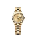 Rolex Lady-Datejust 279178 (2022) - Champagne dial 28 mm Yellow Gold case (1/8)