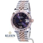 Rolex Datejust 31 278271 (2023) - Purple dial 31 mm Steel case (1/8)