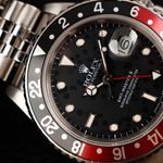 Rolex GMT-Master II 16760 (1989) - Zwart wijzerplaat 40mm Staal (1/8)