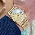 Rolex Day-Date 36 18238 (1995) - Gold dial 36 mm Yellow Gold case (4/8)