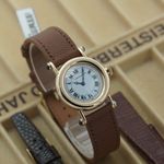Cartier Diabolo 1440 (1995) - White dial 27 mm Yellow Gold case (1/8)
