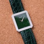 Piaget Protocole 9154 (1975) - Green dial 28 mm White Gold case (9/16)