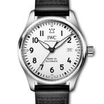 IWC Pilot Mark IW328207 (2024) - Wit wijzerplaat 40mm Staal (1/1)