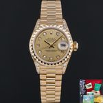 Rolex Lady-Datejust 69188 (1995) - Goud wijzerplaat 26mm Geelgoud (1/7)