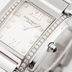 Patek Philippe Twenty~4 4910/10A-011 (2001) - Wit wijzerplaat 25mm Staal (4/7)