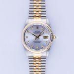 Rolex Datejust 36 16233 (1993) - Grey dial 36 mm Gold/Steel case (3/8)