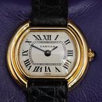 Cartier Vintage Unknown (1970) - White dial 26 mm Yellow Gold case (1/5)