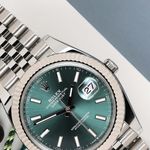 Rolex Datejust 41 126334 (2024) - Green dial 41 mm Steel case (3/8)
