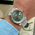 Rolex Day-Date 40 228239 (2021) - Groen wijzerplaat 40mm Witgoud (5/8)