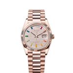 Rolex Day-Date 36 128235 (2024) - Diamant wijzerplaat 36mm Roségoud (1/1)