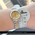 Rolex Lady-Datejust 79173 (2000) - Champagne wijzerplaat 26mm Goud/Staal (2/8)