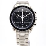 Omega Speedmaster Moonphase 38765031 (2008) - Zwart wijzerplaat 42mm Staal (1/2)