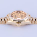 Rolex Lady-Datejust 69178 (1987) - Champagne dial 26 mm Yellow Gold case (5/8)