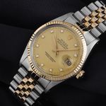 Rolex Datejust 36 16013 (1980) - Champagne dial 36 mm Gold/Steel case (3/8)