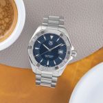 TAG Heuer Aquaracer 300M WAY1112 (2015) - Blue dial 41 mm Steel case (1/8)