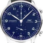 IWC Portuguese Chronograph IW371606 (2026) - Blue dial 41 mm Steel case (1/8)