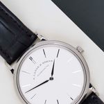 A. Lange & Söhne Saxonia 201.027 (2021) - Silver dial 37 mm White Gold case (3/8)