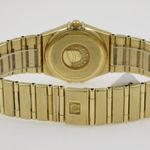Omega Constellation Quartz 895.1201 (1995) - Pearl dial 26 mm Yellow Gold case (3/4)