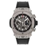 Hublot Big Bang Unico 411.NX.1170.RX (Onbekend (willekeurig serienummer)) - Transparant wijzerplaat 46mm Titanium (1/8)