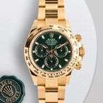 Rolex Daytona 116508 (2023) - Green dial 40 mm Yellow Gold case (1/5)