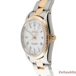 Rolex Oyster Perpetual 34 14233 (Unknown (random serial)) - White dial 34 mm Gold/Steel case (7/8)