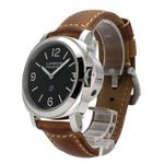 Panerai Luminor Base Logo PAM01086 (2021) - Zwart wijzerplaat 44mm Staal (3/8)