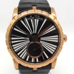 Roger Dubuis Excalibur RDDBEX0274 (Unknown (random serial)) - Black dial 37 mm Rose Gold case (1/6)