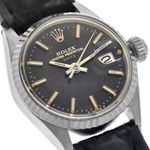 Rolex Oyster Perpetual Lady Date 6516 (1969) - Black dial 26 mm Steel case (7/7)