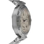 Cartier Pasha W31037H3 (2005) - Zilver wijzerplaat 38mm Staal (7/8)