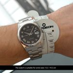Rolex Datejust 36 16234 (2002) - Zwart wijzerplaat 36mm Staal (2/8)