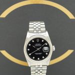 Rolex Datejust 36 16234 (1990) - Zwart wijzerplaat 36mm Staal (1/5)