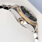 Rolex Lady-Datejust 69173 (1996) - Blue dial 26 mm Gold/Steel case (7/7)