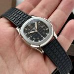 Patek Philippe Aquanaut 5066 (2000) - Black dial 36 mm Steel case (5/8)