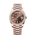 Rolex Day-Date 40 228345RBR (2024) - Bruin wijzerplaat 40mm Roségoud (1/1)