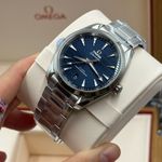 Omega Seamaster Aqua Terra 220.10.38.20.03.001 (2023) - Blue dial 38 mm Steel case (2/8)