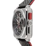 Bell & Ross BR 03-94 Chronographe BR0394-BL-SI/SCA (2023) - Transparent dial 43 mm Steel case (4/8)