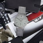 NOMOS Tangente 33 125 (Unknown (random serial)) - Grey dial 33 mm Steel case (1/8)