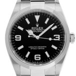 Rolex Explorer 124270 (2022) - Black dial 36 mm Steel case (1/7)