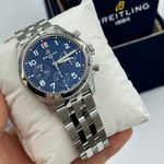 Breitling Classic AVI A233801A1C1A1 (2023) - Blauw wijzerplaat 42mm Staal (3/8)