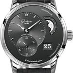 Glashütte Original PanoMaticLunar 1-90-02-43-32-05 (2024) - Grijs wijzerplaat 40mm Staal (1/8)