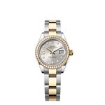 Rolex Lady-Datejust 279383RBR (2025) - Silver dial 28 mm Gold/Steel case (1/1)