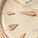 Rolex Datejust 6605 (1957) - Silver dial 36 mm Yellow Gold case (7/8)