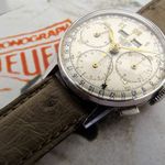 Heuer Vintage 2543 (1942) - Zilver wijzerplaat 35mm Staal (6/8)