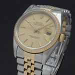 Rolex Datejust 36 16233 (1989) - Goud wijzerplaat 36mm Goud/Staal (7/7)